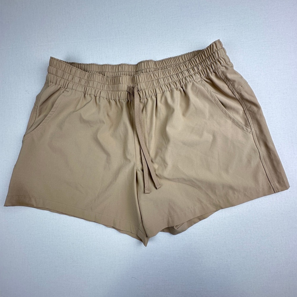 Field & Stream‎ Lightweight Hiking Shorts Tan Women's L Elastic